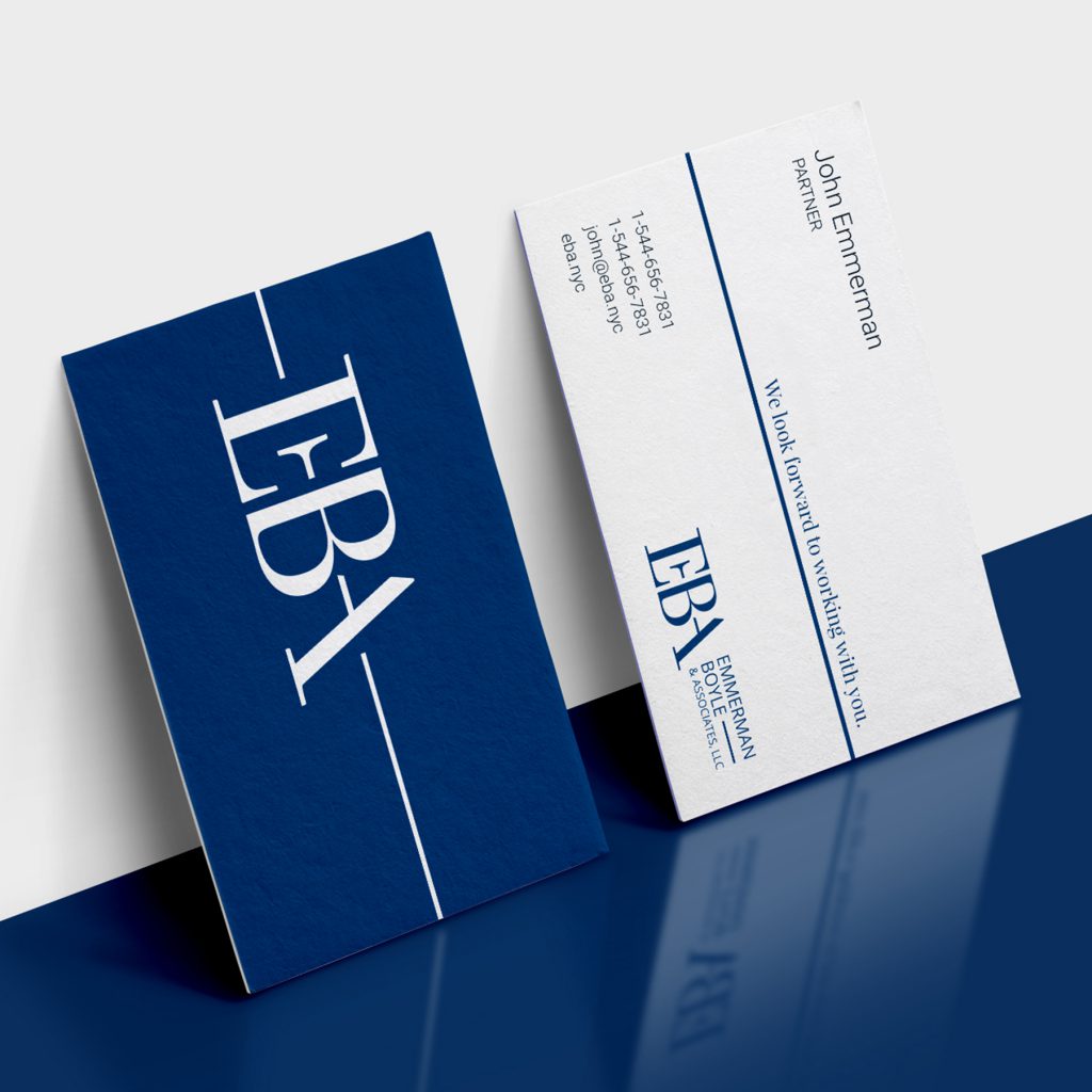 EBA accounting logo redesign