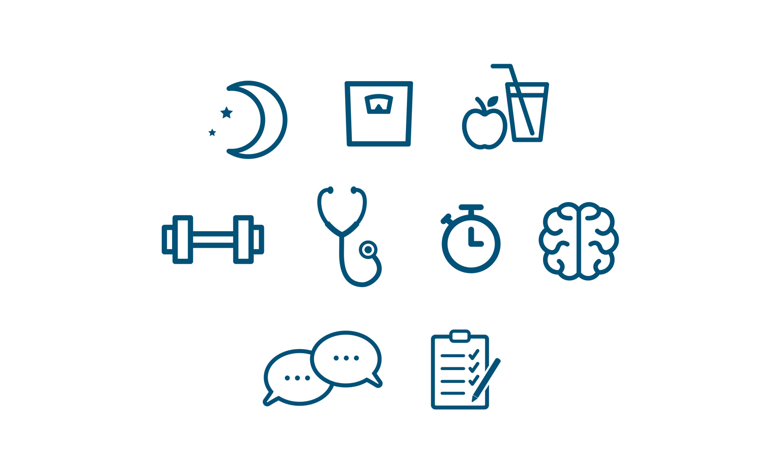 asekvi - sport, medical and health icons set design