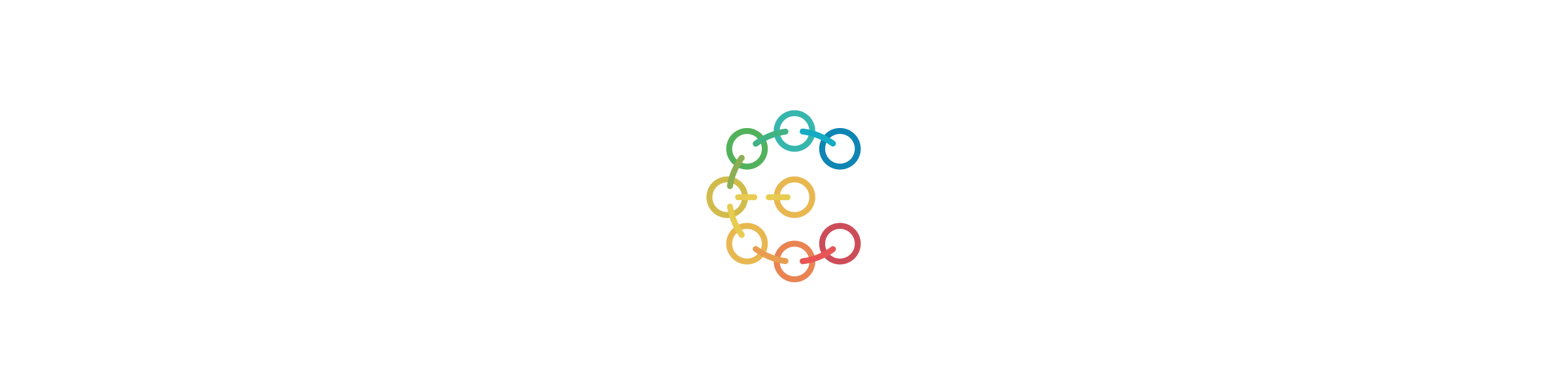 egatin logo design colorful variation